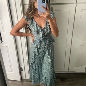 ANTHROPOLOGIE LACE MIDI